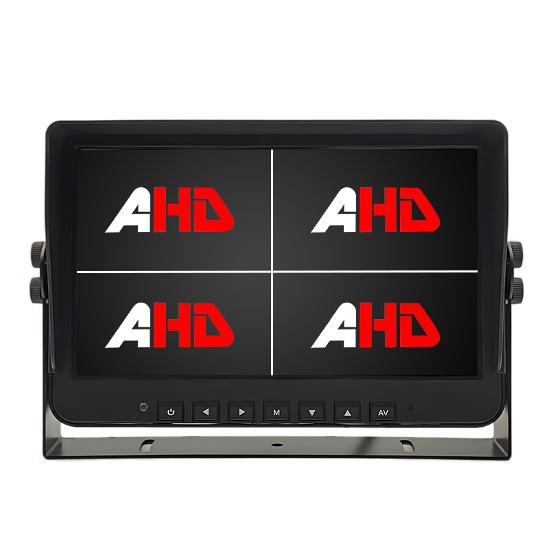 10,1-tommers 4CH Quad Display Heavy Duty Vehicle AHD-skjerm
