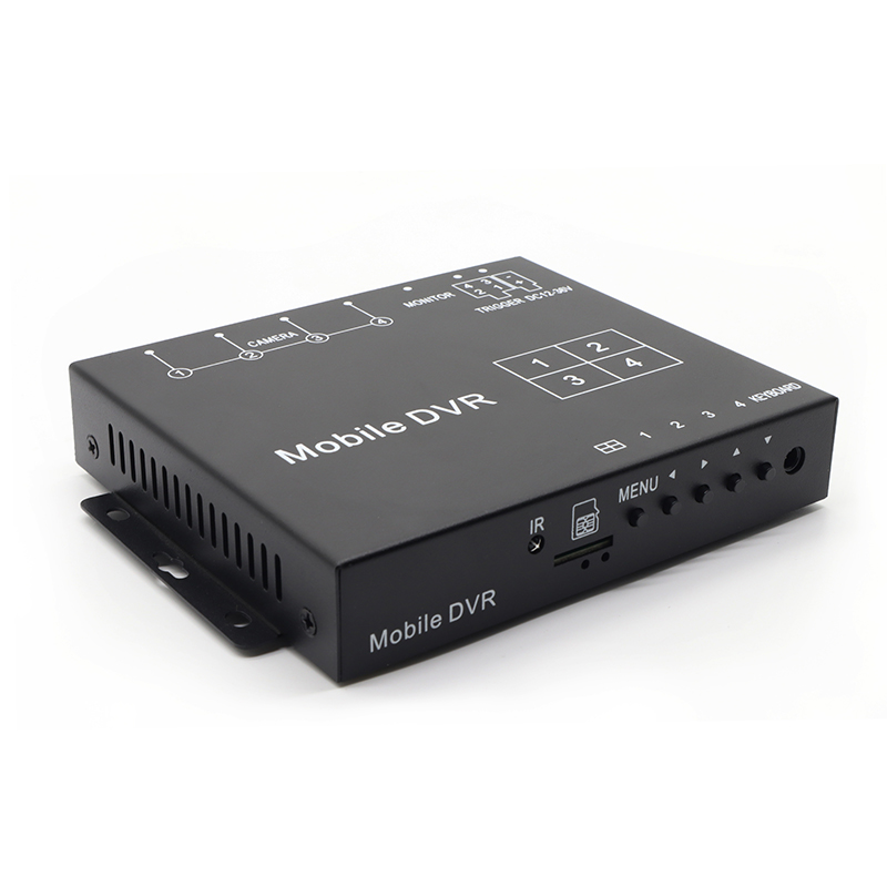 4CH AHD 1080P Mini Mobile DVR Støtte TF-kortlagring