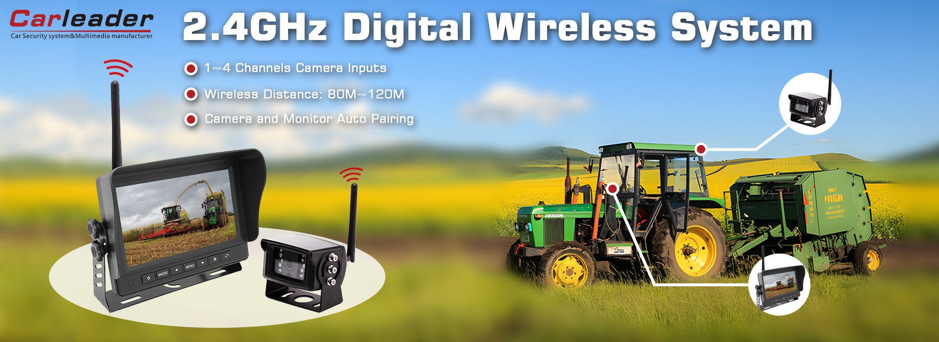 2,4 GHz digitalt trådløst system