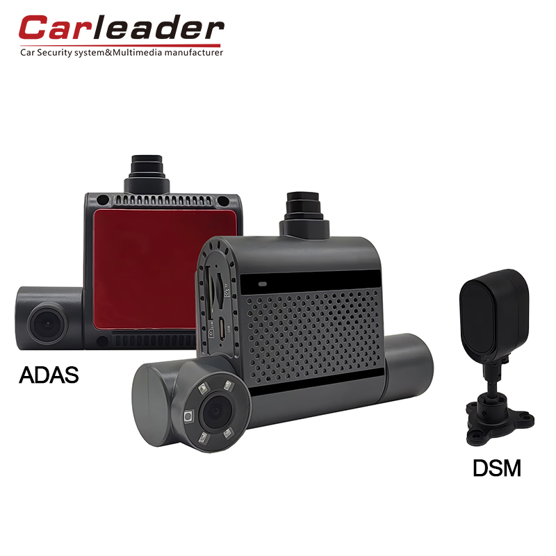 Carleader 3ch HD DVR Recording AI Dash Camera for Fleet Management