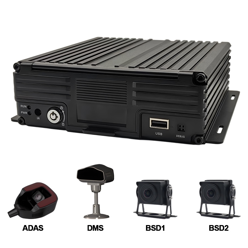 Øk flåtesikkerhetsstyringen din med Carleader 8CH AI HDD Mobile DVR-støtte ADAS+DMS+BSD
