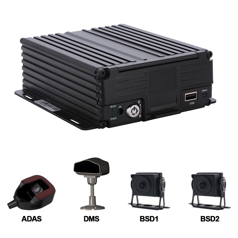 Smartere flåtestyring med Carleader 4CH AI HDD Mobile DVR-støtte ADAS+DMS+BSD