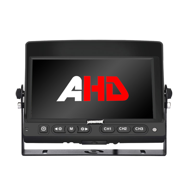 Carleader 7-tommers 3CH AHD-innganger Vehicle Backup Monitor