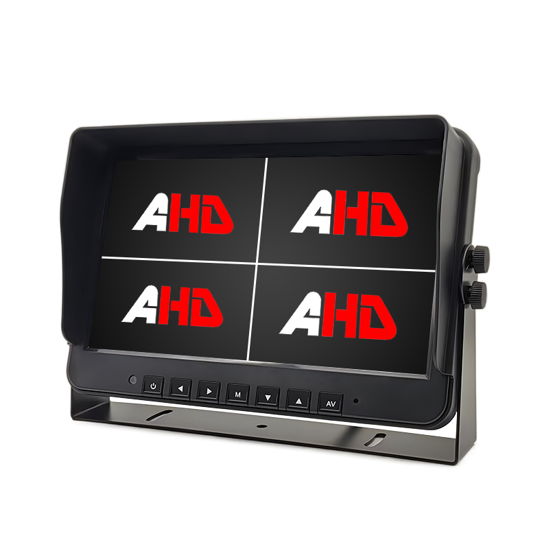 Carleader 10,1-tommers 4CH AHD-innganger Quad Display Heavy Duty Vehicle Monitor