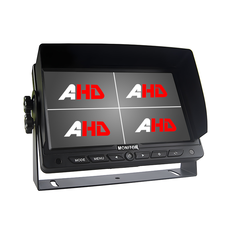 Carleader 7-tommers 4CH AHD-innganger Quad Display Heavy Duty Vehicle Monitor gir kjøretøyet ditt full overvåkingssikkerhet