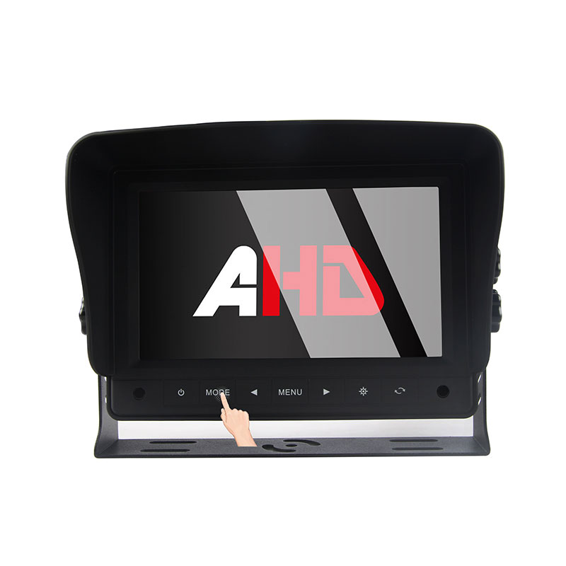 Carleader 7 tommers berøringsknapper 2CH Heavy Duty AHD kjøretøymontering