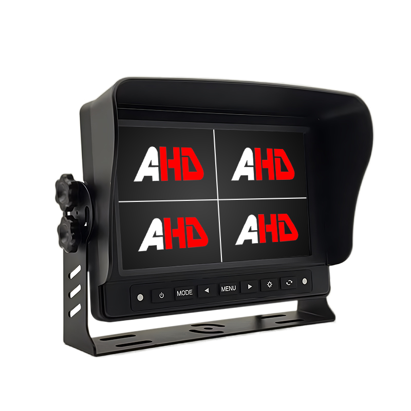 Carleader 7-tommers vanntett Quad Split Display Heavy Duty Truck Monitor