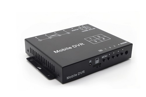 4CH AHD 1080P Mini Mobile DVR-støtte TF-kortlagring