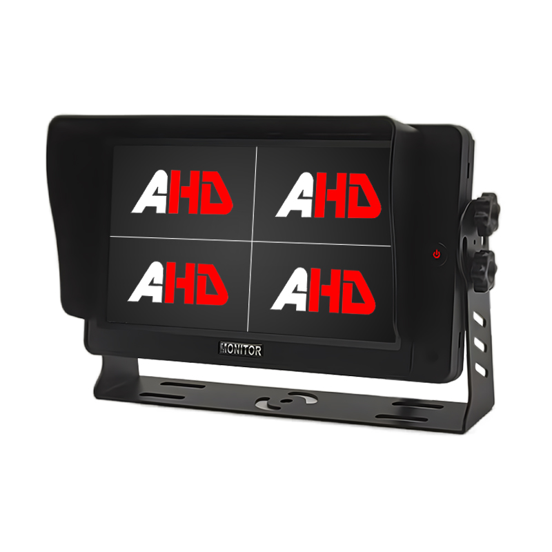 7 tommer høy lysstyrke AHD Quad View Heavy Duty Vehicle Bus Truck Monitor