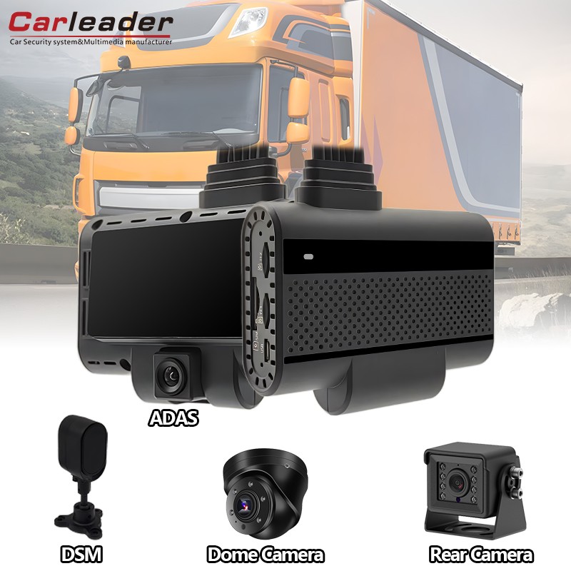 ADAS+DSM AI DVR Dash Camera System for lastebil